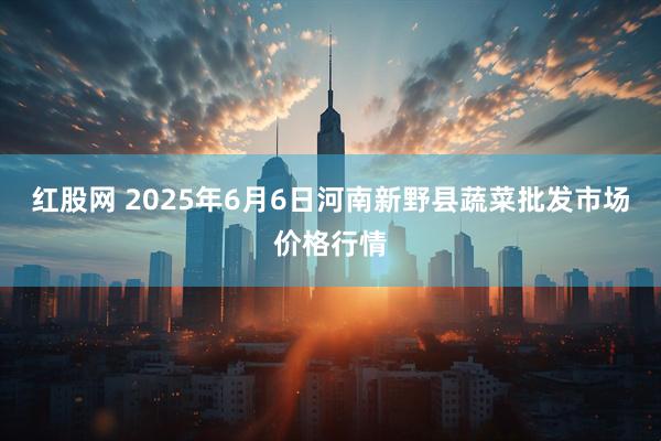 红股网 2025年6月6日河南新野县蔬菜批发市场价格行情