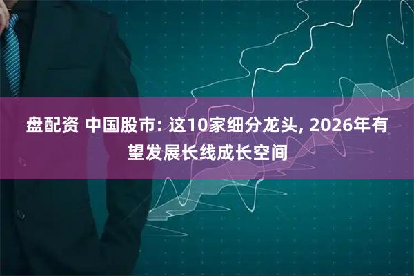 盘配资 中国股市: 这10家细分龙头, 2026年有望发展长线成长空间